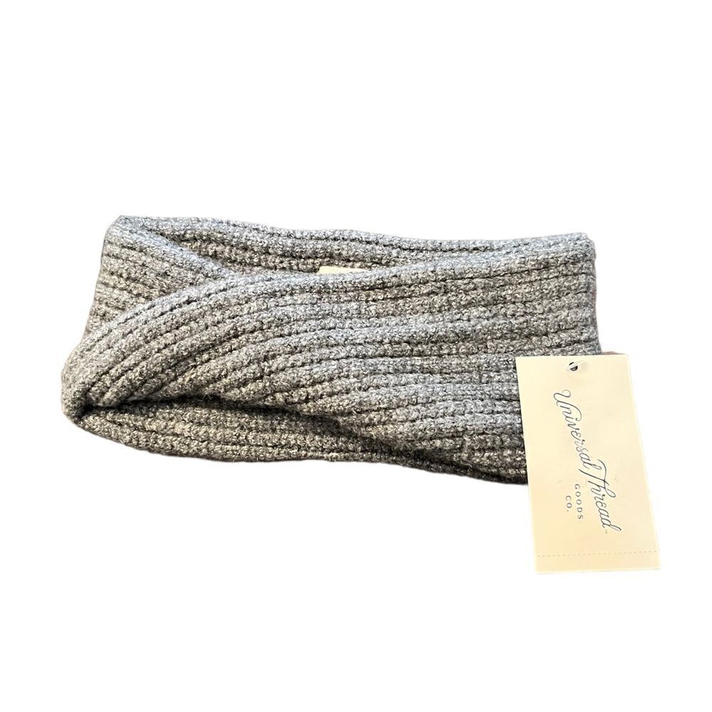 Universal Thread Gray Knit Headband, One Size, NWT‎